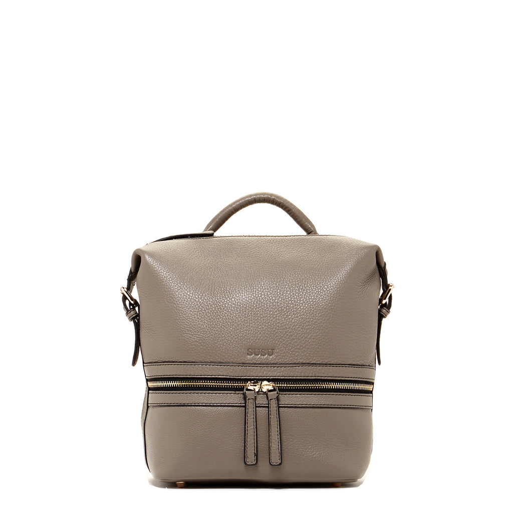 Susu Leather Backpack Purse for Women Convertible Crossbody Bag for Travel