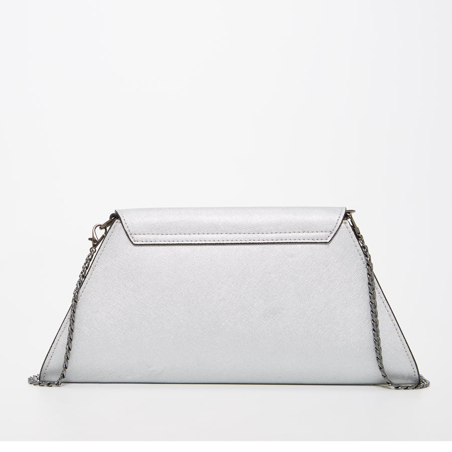 Silver Metallic Purse | SUSU Handbags