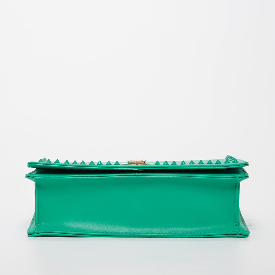 Arcadia green leather purse | SUSU Handbags