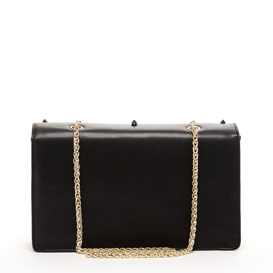 Black leather crossbody bag | SUSU Handbags