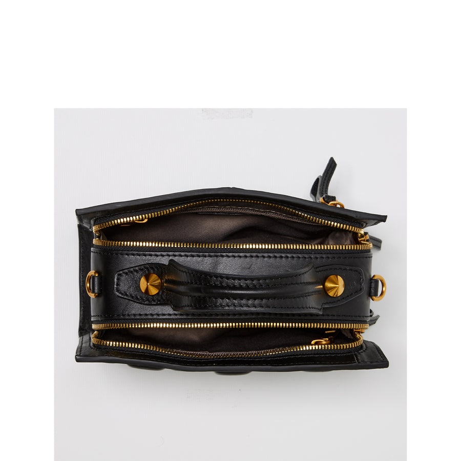 black purse leather | SUSU Handbags