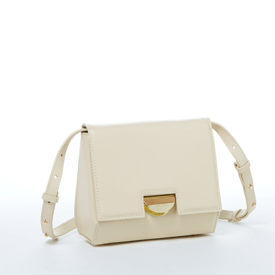Off white Leather Crossbody