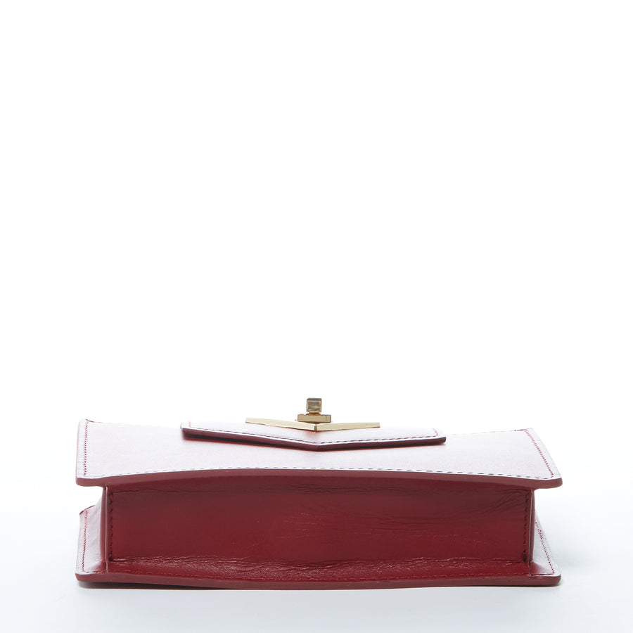 burgundy leather purse | SUSU Handbags