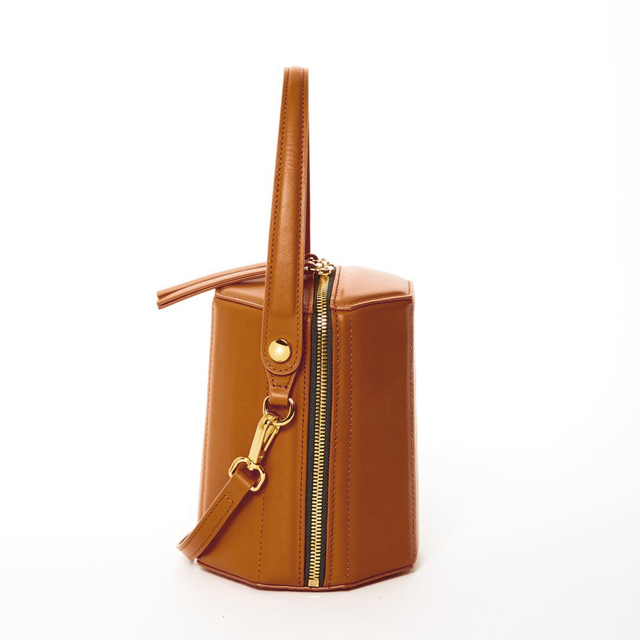 brown leather crossbody 