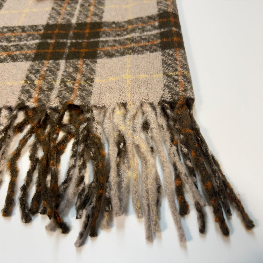 Brown and Beige Scarf for Women