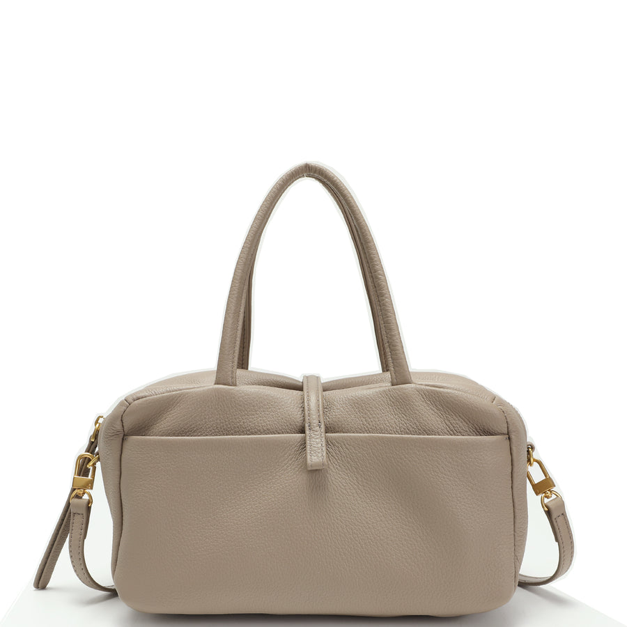 【美品】mekearisa / bebebag (urban taupe) TaupeMinimalistEast-
