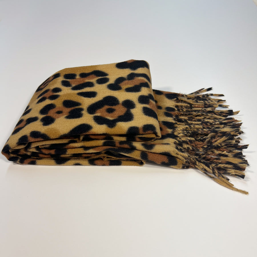 Leopard Print Scarf