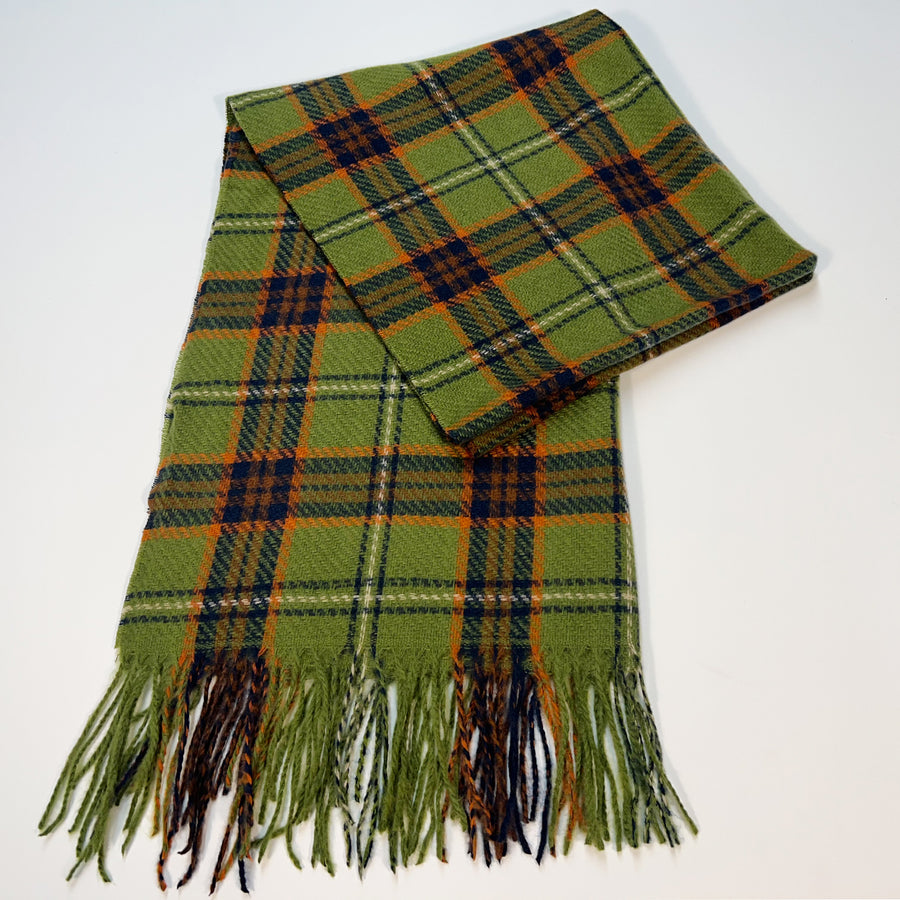 Green Plaid Scarf