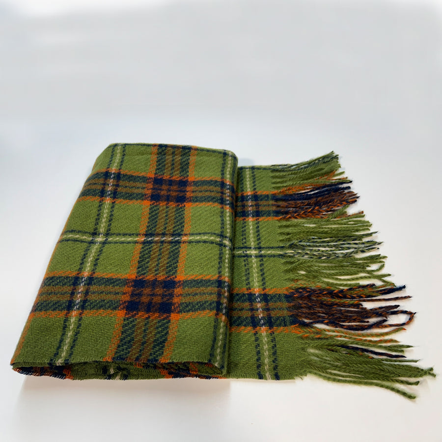 Green Plaid Scarf