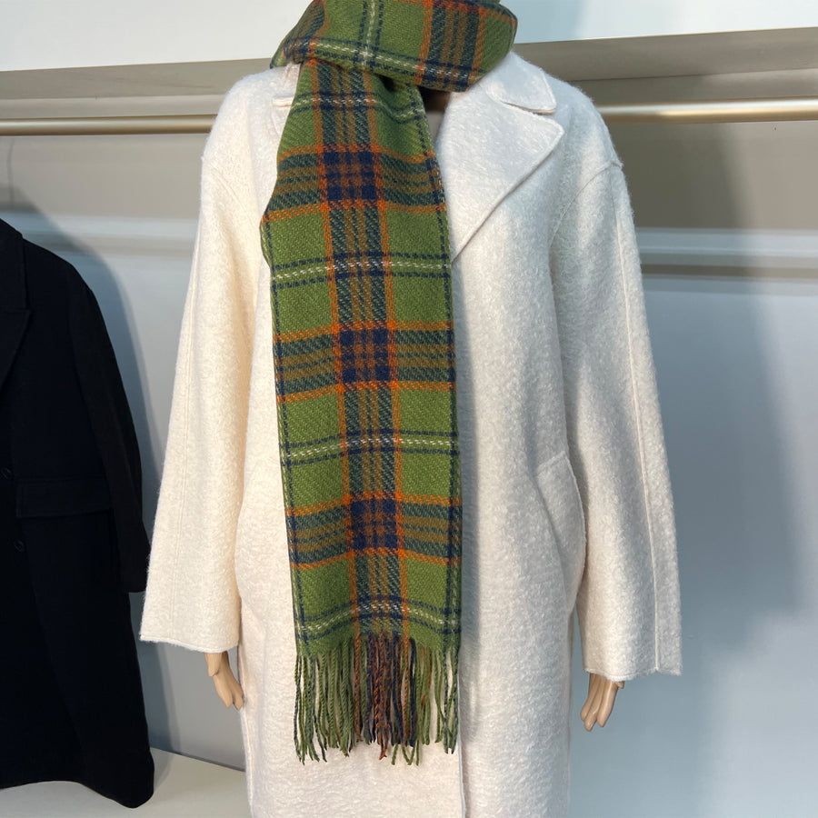 Green Plaid Scarf