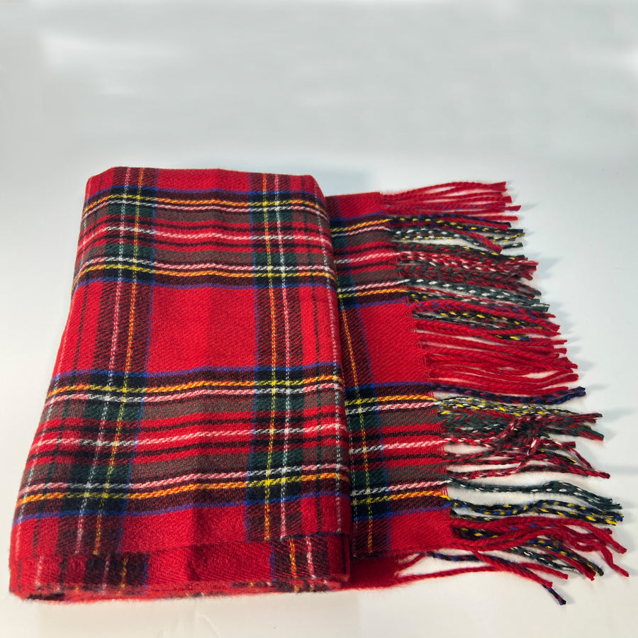 Red Tartan Scarf