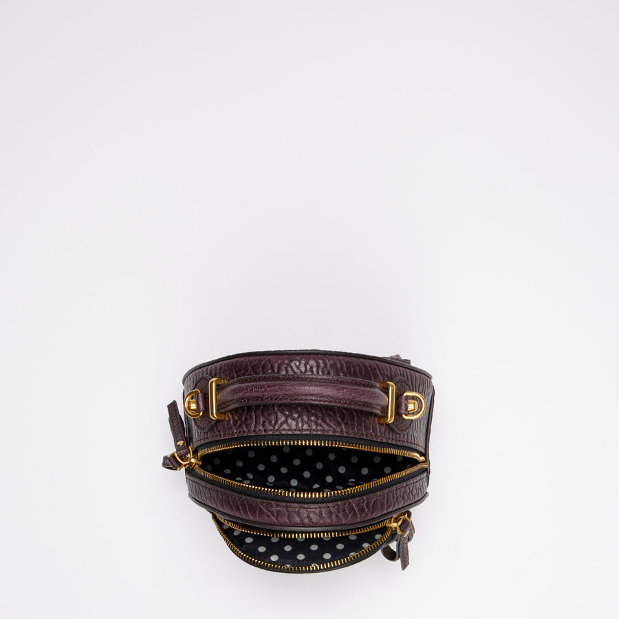 Mahogany Leather Backpack Purse Convertible Crossbody Bag