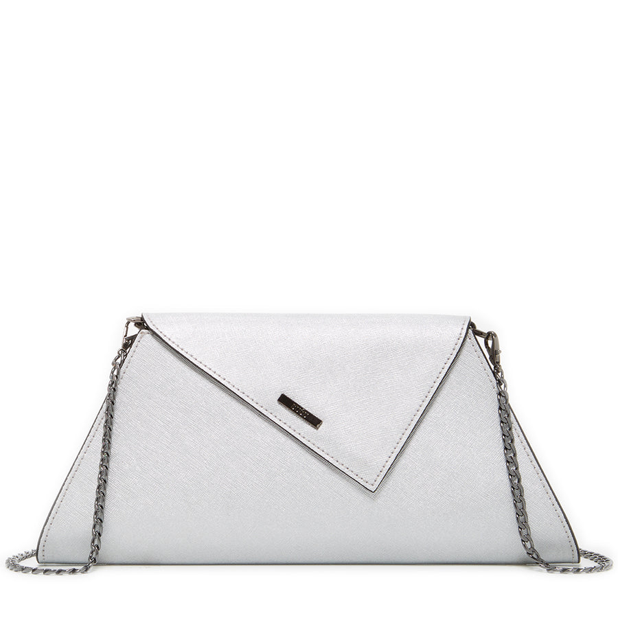 silver clutch | SUSU Handbags