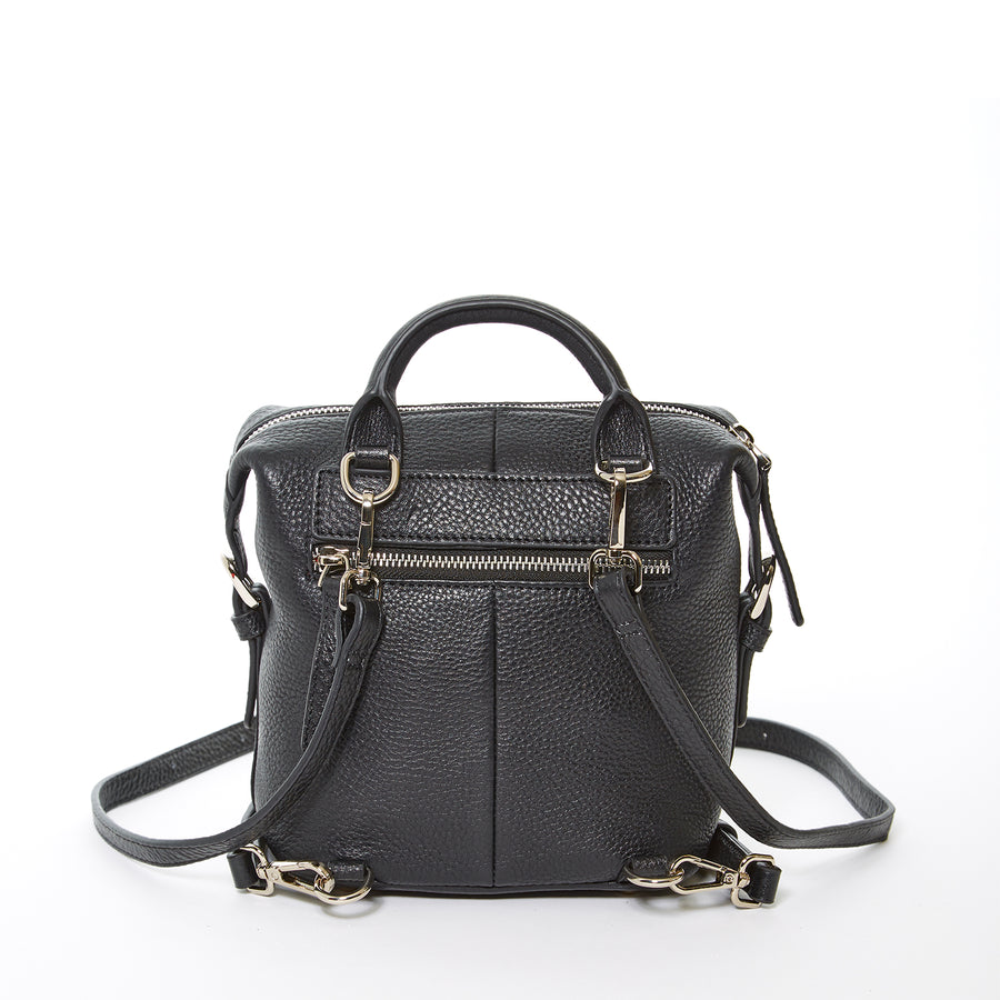 Black Convertible Backpack Purse | SUSU Handbags