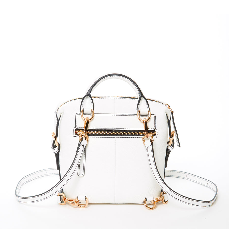 White Convertible Backpack | SUSU Handbags