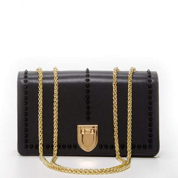 【Open Yy】 MESH CROSSBODY BAG 2色 Josie_Leather_Bag_with_Studs_b
