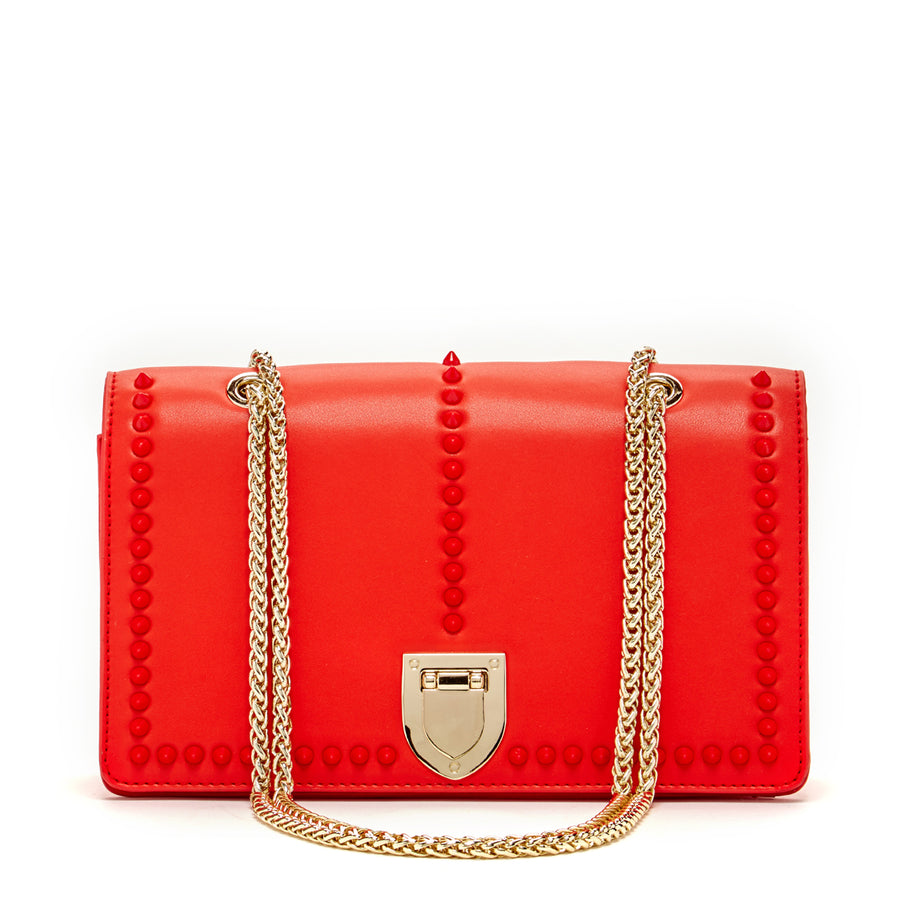 Leather red purse