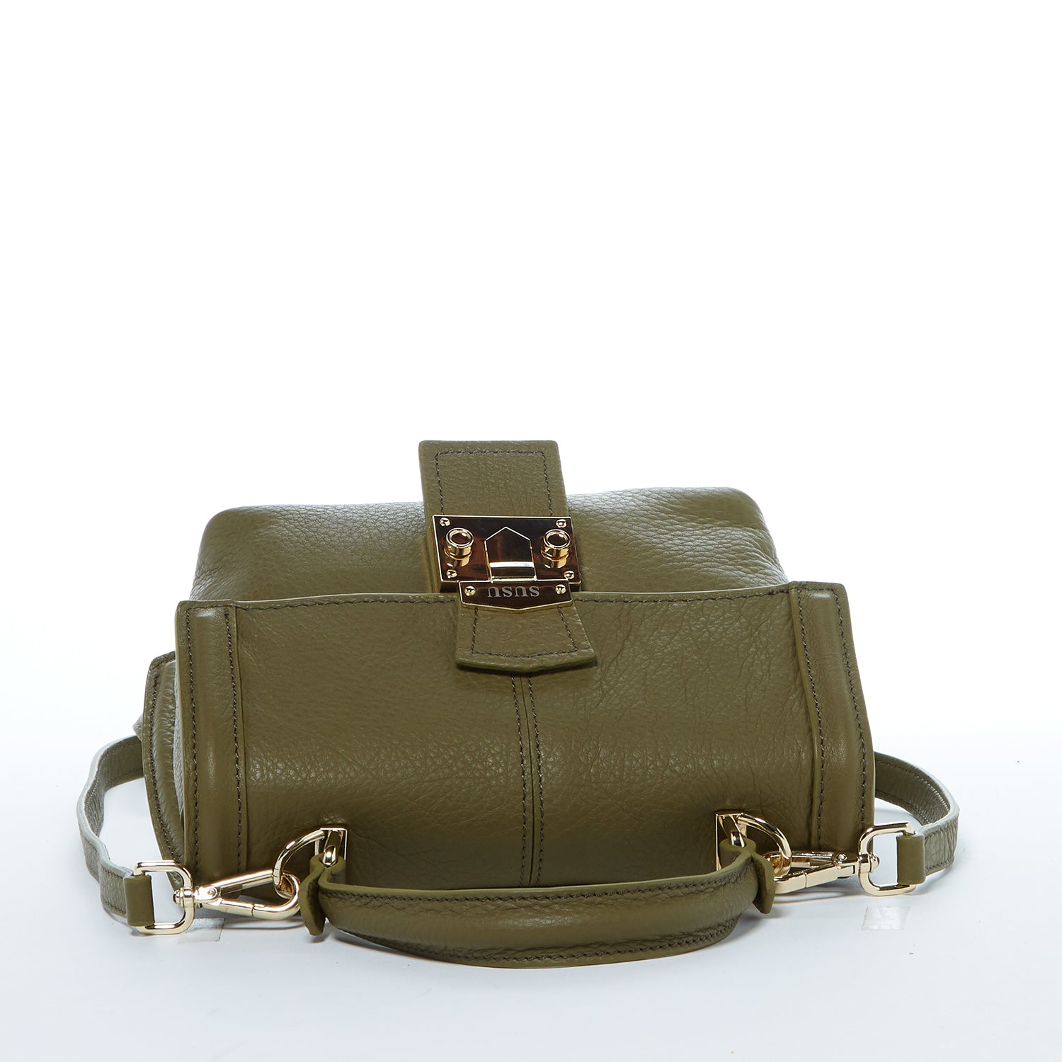 Linda_olive_green_pebble_leath 