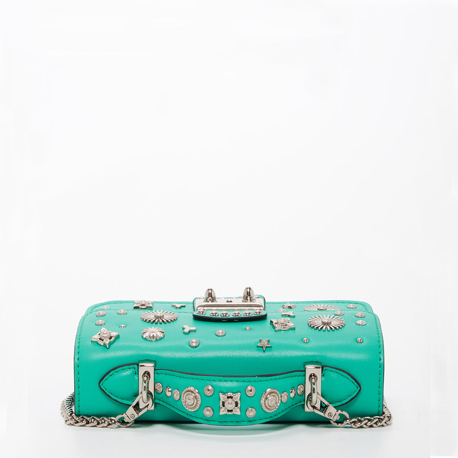 The Hollywood Green Purse with Studs