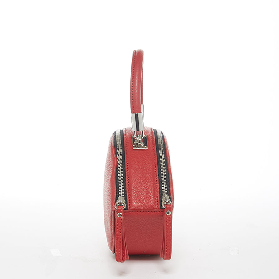  Red leather purse | SUSU Handbags