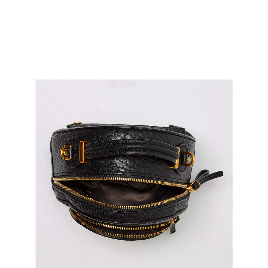 Susu Small Leather Mini Backpack Purse with Convertible Crossbody Straps