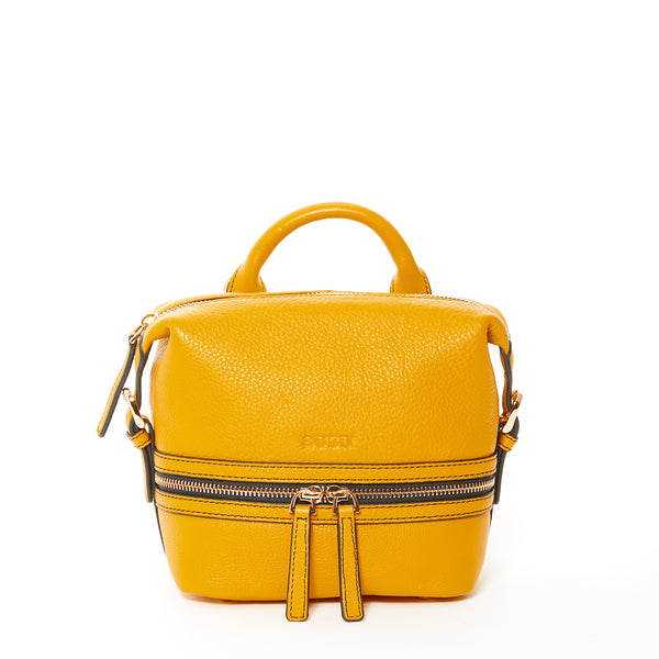 Small Cross body Leather Bag Mustard Yellow – Carry Goods Co.