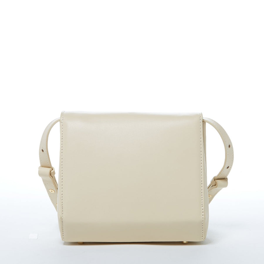 Off White Crossbody Saddlebag | SUSU Handbags