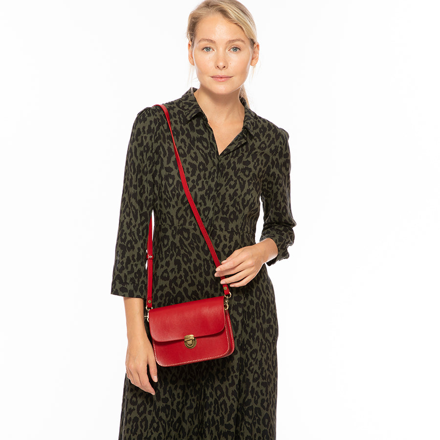 Red Leather Purse | SUSU Handbags