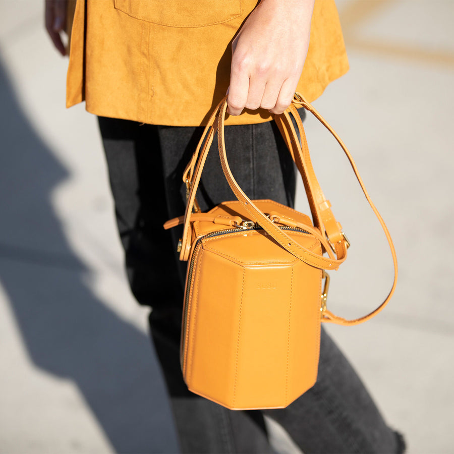Orange Designer Handbag | SUSU Handbags