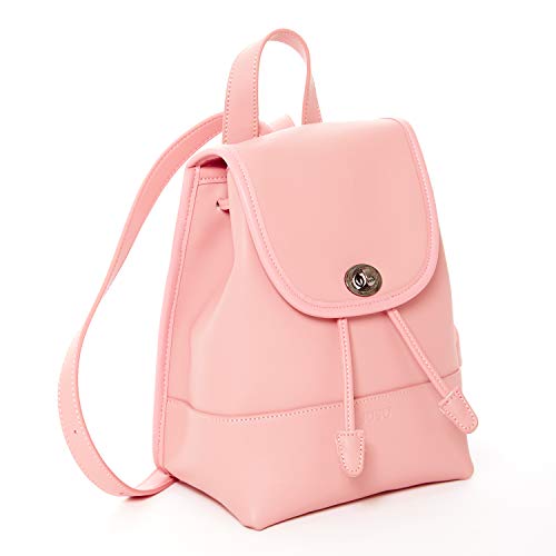 small leather backpack
