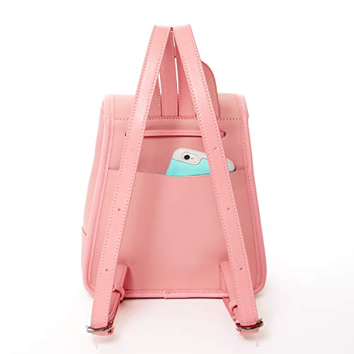 Nicole Pink Leather Backpack