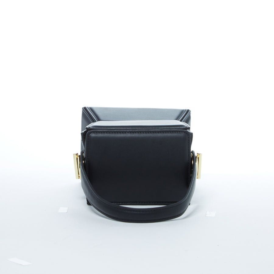 black crossbody bucket bag | SUSU Handbags